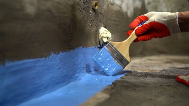 Commercial Emergency Waterproofing project at a Temple Hills, MD business property by SJ Waterproofing Pros